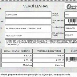 2-VERGİ LEVHASI